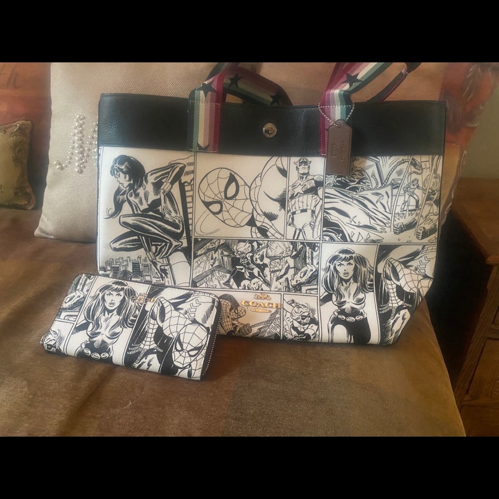 Limited edition Coach purse and wallet set.